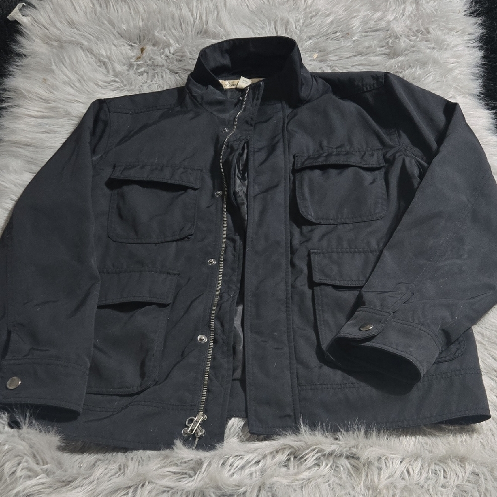 Kenneth Cole New York Black Military Jacket